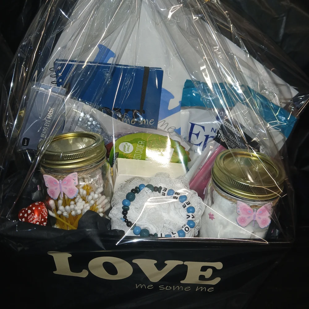 Pamper Gift Set - Blue Accents